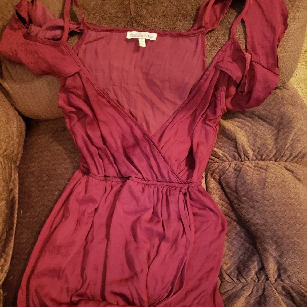 Shoulderless Dress